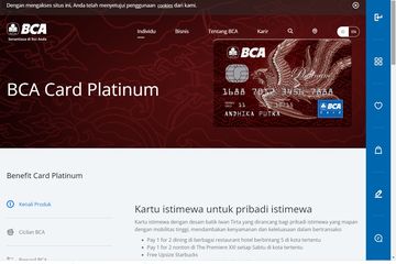 Info Lengkap Biaya Admin BCA Platinum, Fasilitas, Dan Limitnya