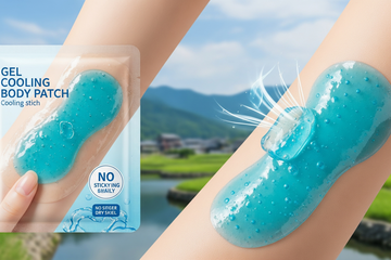 Ilustrasi plester pendingin tubuh.