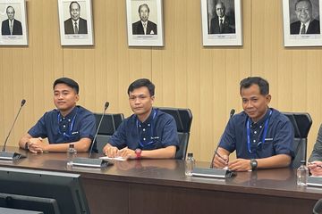 Tiga sopir bus asal Indonesia yang kini bekerja di Meitetsu Bus, Jepang.