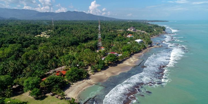 Tempat Wisata Pantai di Banten Sepi Turis Saat Malam Tahun Baru