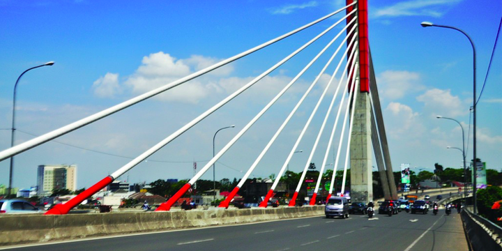 Jembatan Pasupati Di Bandung, Jembatan Pertama Yang Menggunakan ...