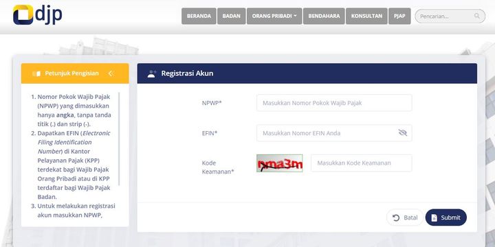 Saatnya Lapor SPT Pajak, Begini Cara Daftar DJP Online