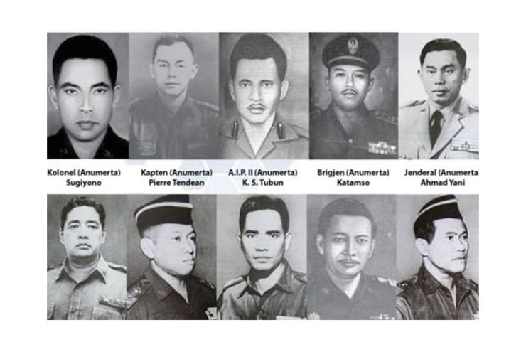 Usia dan Pangkat Terakhir 10 Pahlawan Revolusi di Tragedi G30S