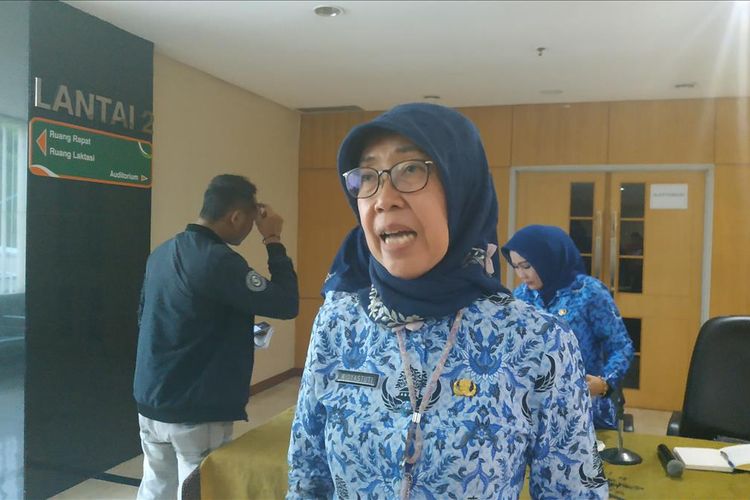 Kepala Dinas Kesehatan DKI Jakart,  Widyastuti, Senin (20/5/2019).