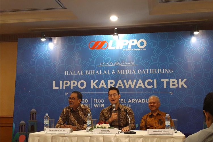 CEO PT Lippo Karawaci Tbk (LPKR) John Riady di Jakarta, Kamis (20/6/2019).