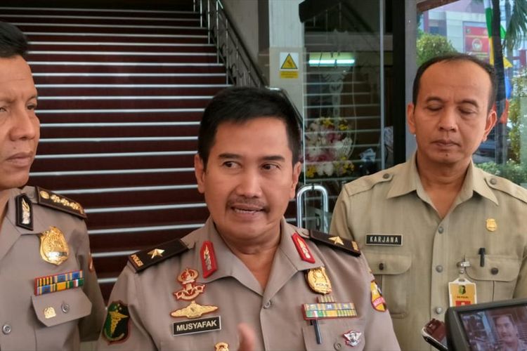 Kepala Rumah Sakit Polri Kramat Jati Brigjen Pol Musyafak di RS Polri Kramat Jati, Jakarta Timur, Selasa (2/7/2019).