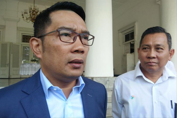 Gubernur Jawa Barat Ridwan Kamil saat ditemui di Gedung Pakuan, Jalan Otista, Rabu (3/7/2019).