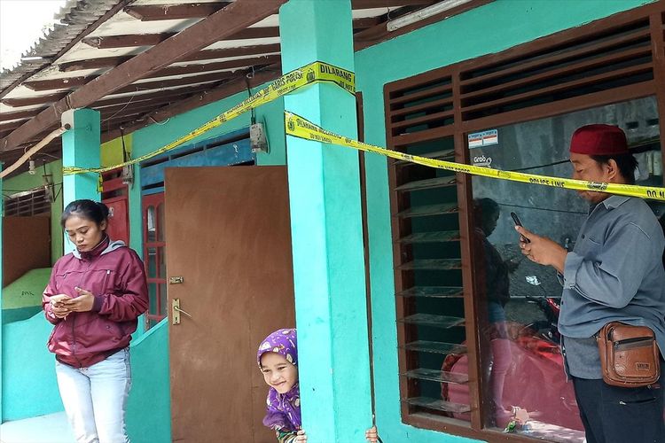 Kontrakan milik kakek FAN di Kecamatan Megamendung Puncak Bogor, Rabu (3/7/2019)