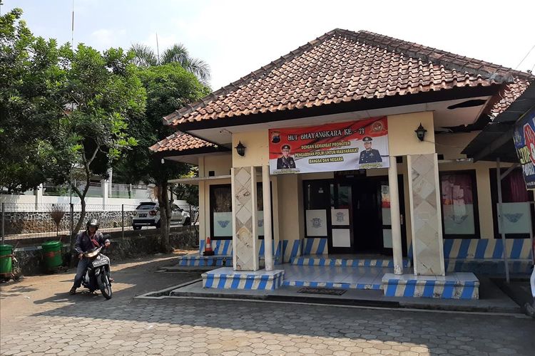 Kantor Unit Laka Lantas Polres Magelang Kota di Jalan Ikhlas Kota Magelang, Kamis (4/7/2019).
