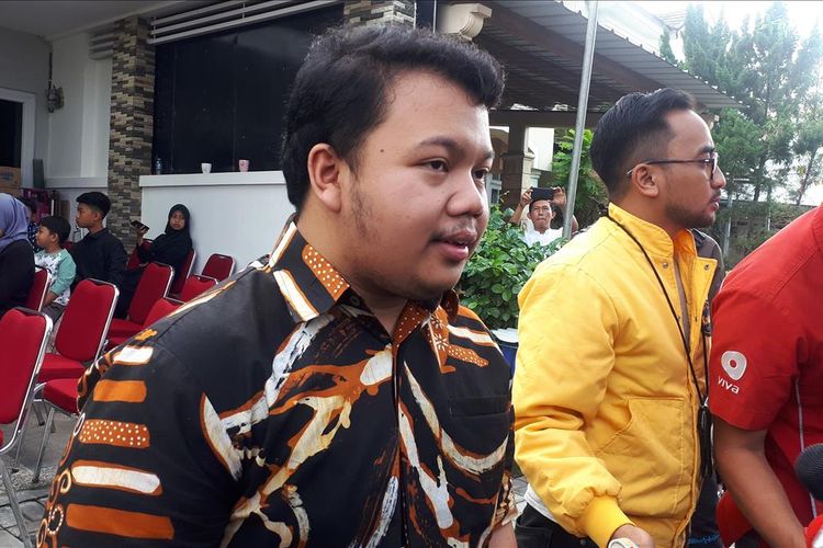 Anak dari Sutopo Purwo Nugroho, Muhammad Ivanka Rizaldy Nugroho di kediaman Sutopo di Depok, Jawa Barat, Minggu (7/7/2019).