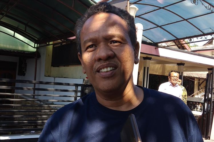 Adik ipar Sutopo, Ahmad Jatmiko (50) ditemui di rumah duka Surodadi RT 007/RW 009, Siswodipuran, Boyolali, Jawa Tengah, Minggu (7/7/2019).