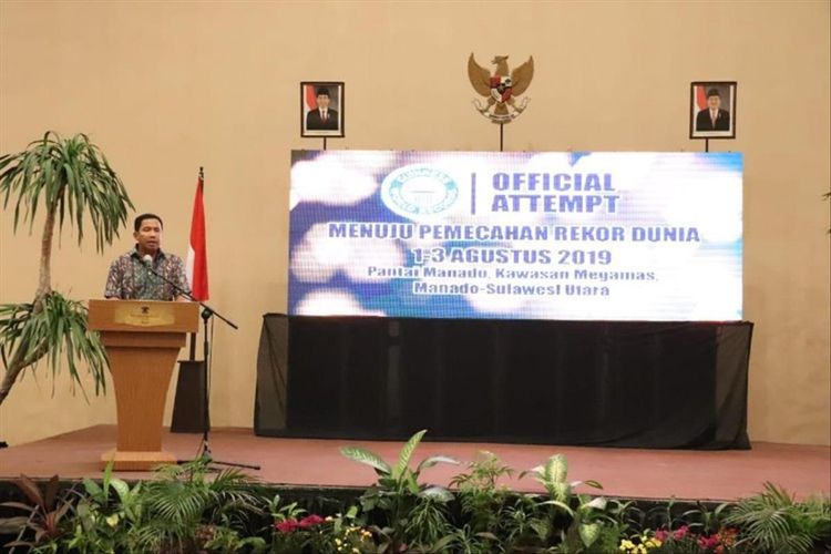 Kapolda Sulut, Irjen Pol R. Sigid Tri Hardjanto saat memberikan sambutan, Kamis (11/7/2019).