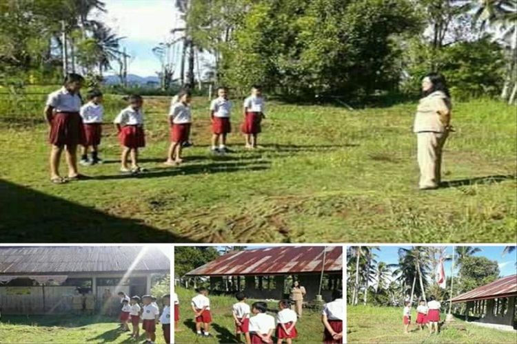 Viral sebuah postingan di grup Facebook yang menyebutkan kondisi salah satu sekolah di Minahasa Selatan sangat terabaikan
