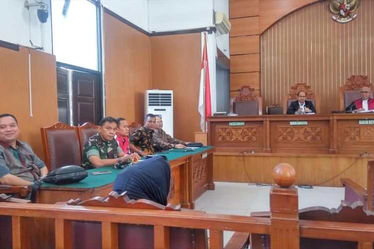 Sidang praperadilan Kivlan Zen di Pengadilan Negeri Jakarta Selatan, Selasa (23/7/2019)