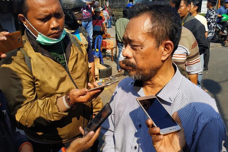 RA Siregar, advokat YLBHA Cakra Nusantara selaku kuasa hukum warga Bougenville Raya yang terdampak gusuran, Kamis (25/7/2019).