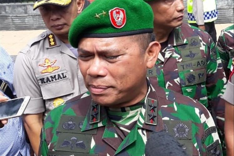 Panglima Kodam (Pangdam) XVII/Cenderawasih Mayjen TNI Yosua P Sembiring