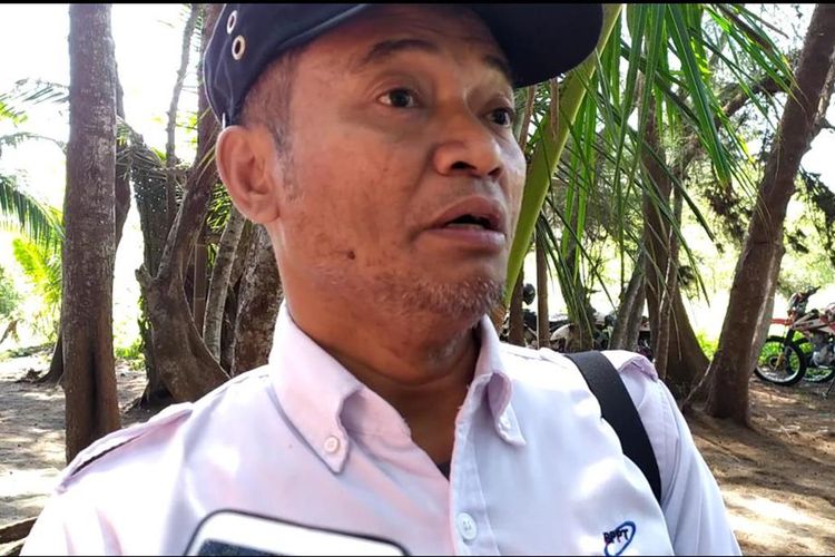 Pakar Tsunami dari BPPT Widjo Kongko di sela kegiatan Destana Tsunami 2019 di Kabupaten Kebumen, Jawa Tengah, Selasa (30/7/2019).