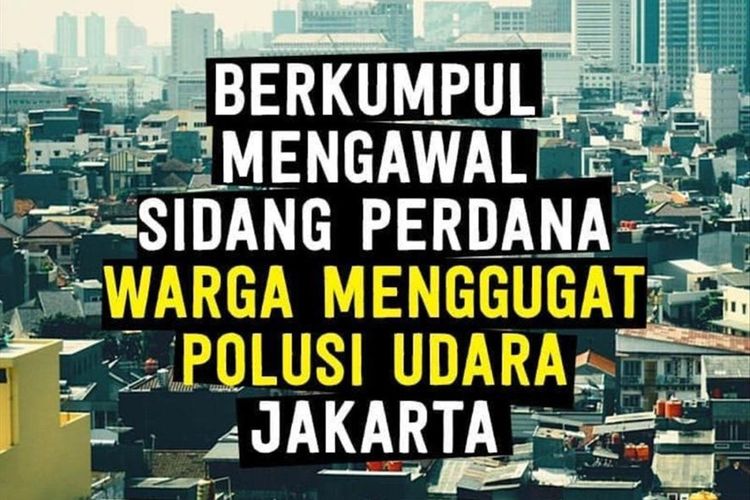Koalisi Pejalan Kaki ajak masyarakat kawal sidang perdana gugatan polusi udara Jakarta