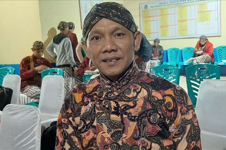 Seno Nugroho Saat di Dusun Munggi, Semanu Minggu (4/8/2019)