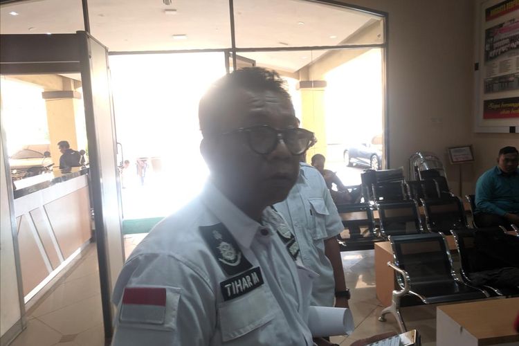 Kanit Reskrim Polsek Tanjung Priok, AKP Tihar Marpaung memberi Keterangan di Mapolres Metro Jakarta Utara, Rabu (7/8/2019)