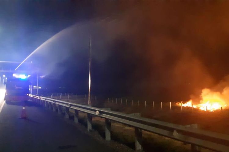 Karhutla di sekitar Tol Palindra