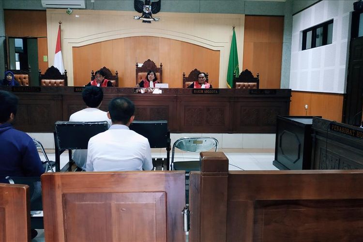 Tiga orang saksi memberikan keterangan dalam sidang di Pengadilan Tipikor Mataram, Rabu (7/8/2019), terkait pungli dan gratifikasi yang dilakukan Kompol Tuti Maryati selama bertugas di Rutan Pokda NTB