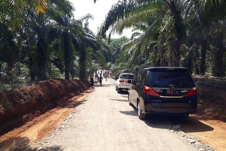 Jalur evakuasi bencana gempa dan tsunami dibuat dalam program TMMD di Kota Bengkulu