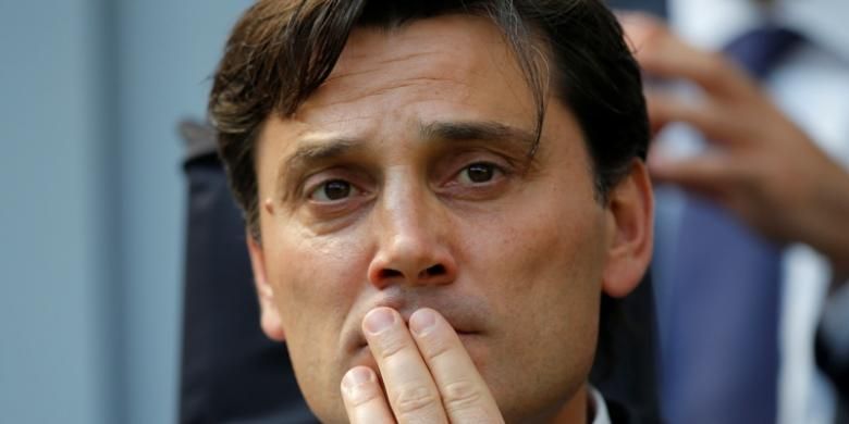 Montella Dedikasikan Kemenangan AC Milan untuk Berlusconi
