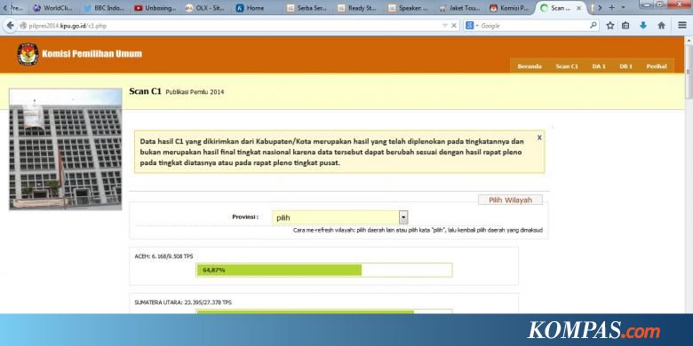 formulir food go C1  Ini Pindai KPU Alur Form Kompas.com  di Sampai Web