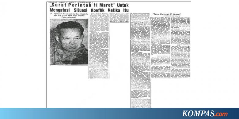 Supersemar Versi Soeharto - Kompas.com