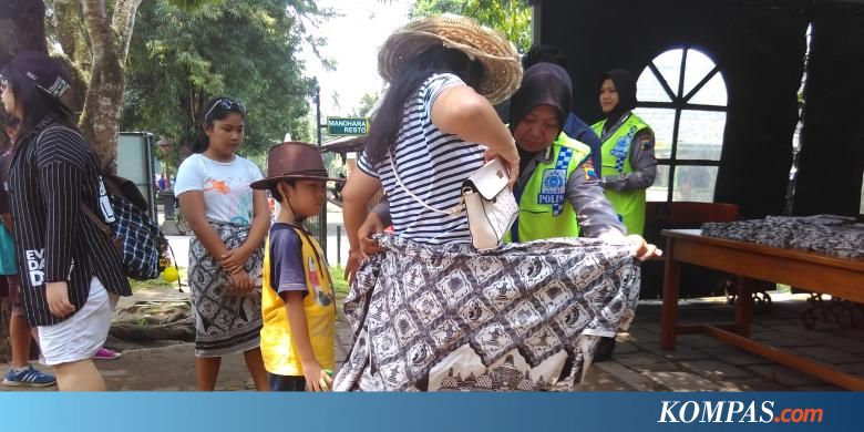 Ke Candi Borobudur Pakai Celana  atau Rok  Mini Siap siap 