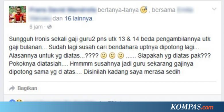 Guru di Gunungsitoli Keluhkan Pemotongan Gaji ke 14