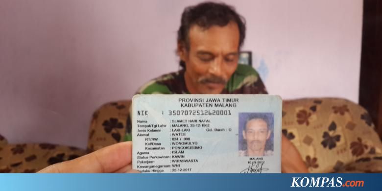 Punya Nama Unik, Slamet Hari Natal Sering Kesulitan Urus 