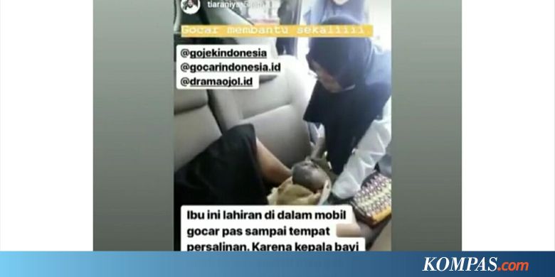 Viral Seorang Ibu Melahirkan di Dalam Go-Car, Begini Cerita Sopir