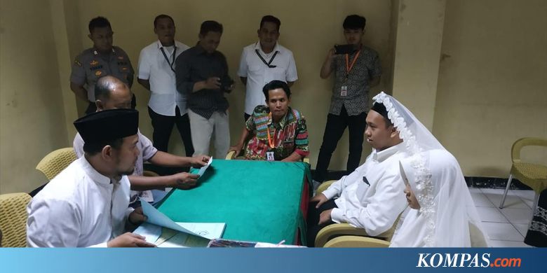 Pria yang Ancam Penggal Jokowi Menikah di Rutan Polda Metro