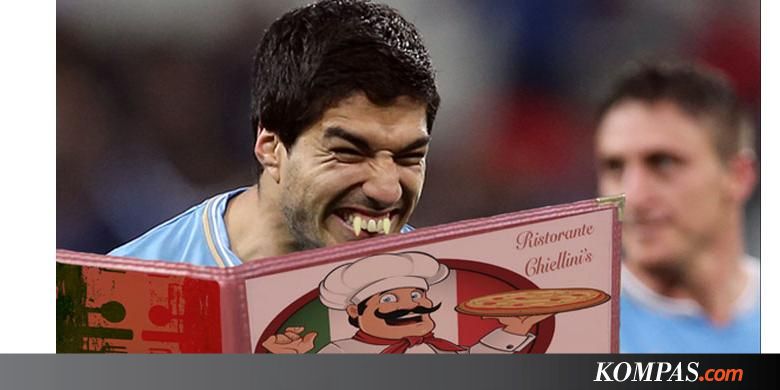 Foto Lucu Gigitan Suarez Mewabah