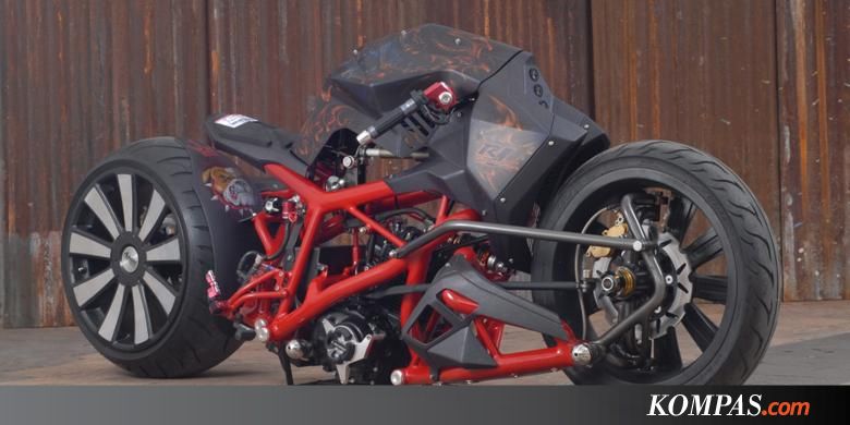 53 Gambar modifikasi motor megapro lama Terbaru