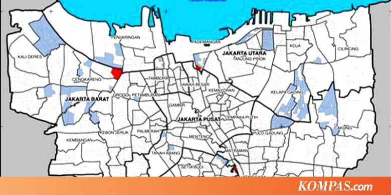 Ini Dia Peta Digital Banjir Jakarta Hari Ini - Kompas.com