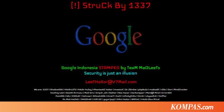 Google Indonesia Dijahili "Hacker" - Kompas.com