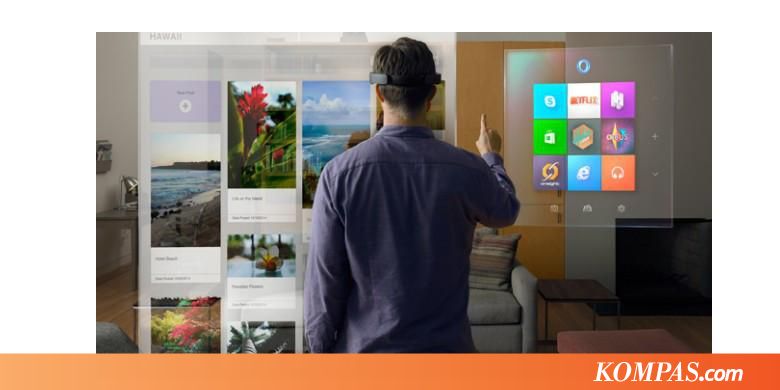 Kacamata Hologram  HoloLens Tak Butuh PC atau Ponsel