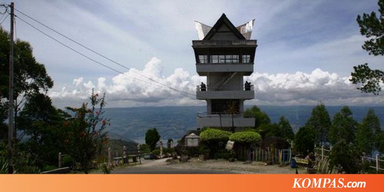 Cantiknya Panorama Danau Toba dari Puncak Menara Tele