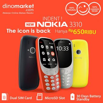 Masuk Indonesia, Nokia 3310 "Reborn" Dijual Rp 650.000 ...