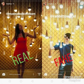Unggahan Instastory Kiswinar(Dok. Neng Jepret)