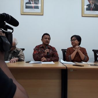 Komisioner Komnas HAM Choirul Anam di Kantor Komnas HAM, Jakarta, Jumat (21/12/2018).