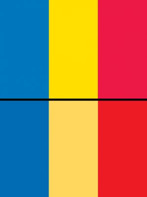 Bendera Chad dan Bendera Rumania