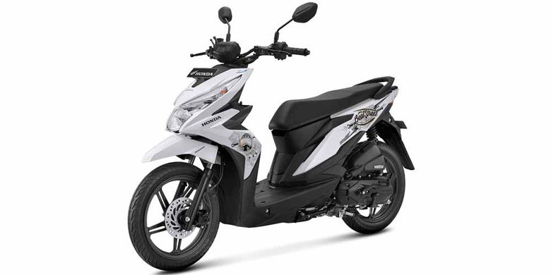 Warna baru Honda Beat Street, Street White.