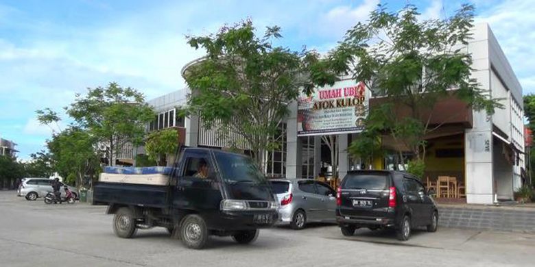 Rumah makan Umah Ubi Atok Kulop di Pangkal Pinang Kepulauan Bangka Belitung.