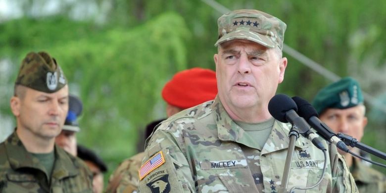 Kepala Staf Angkatan Darat Amerika, Jenderal Mark Milley. (Foto:Dok)

