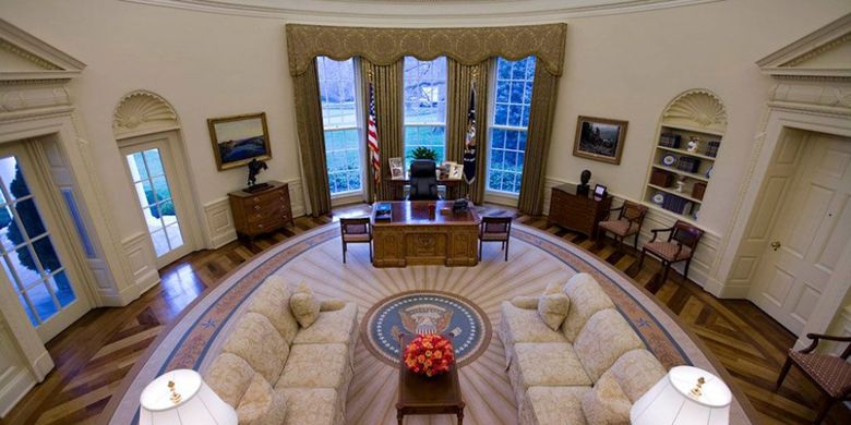 Ruang Oval di Gedung Putih.