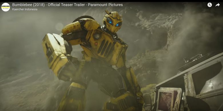 Salah satu adegan dalam Bumblebee: The Movie.